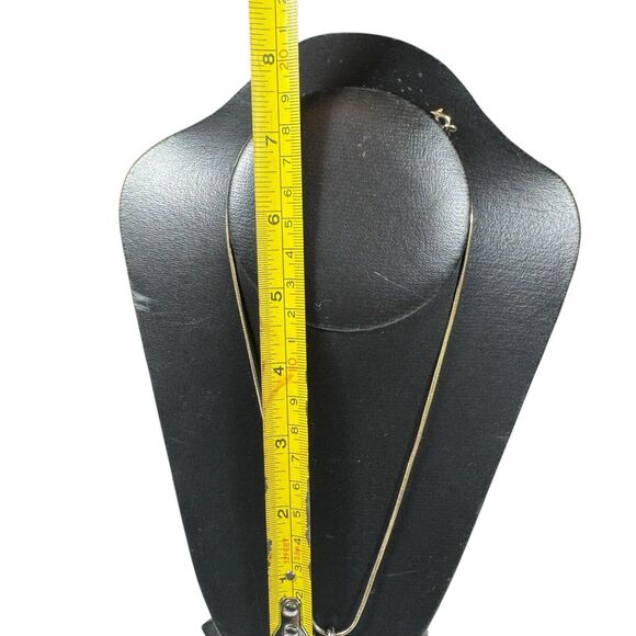 Yellow Gold Plated Women's Cubic Zirconia Delicate Cross Pendant Necklace - Picture 7 of 7